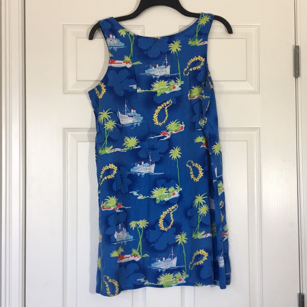 VINTAGE Hawaiian Tank Top Large - Picture 6 of 6